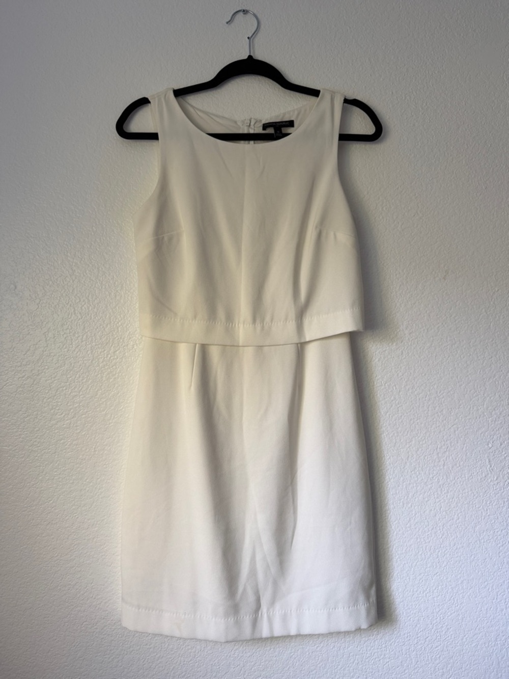 Banana Republic Ivory Sleeveless Dress